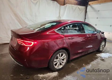 2015 Chrysler 200 Limited z USA, uszkodzony, nr VIN 1C3CCCAB7FN716450